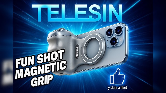 Fun Shot Magnetic Phone Camera DSLR Style Shutter Grip for Smart Phones & Android